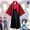 Unisex Samurai Horse Riding Japanese Warrior Cosplay Iaido Practice Top and Bottom Set with Scarf [LanBuff] Costume, Hakama, Dance, Kimono, Outfit,