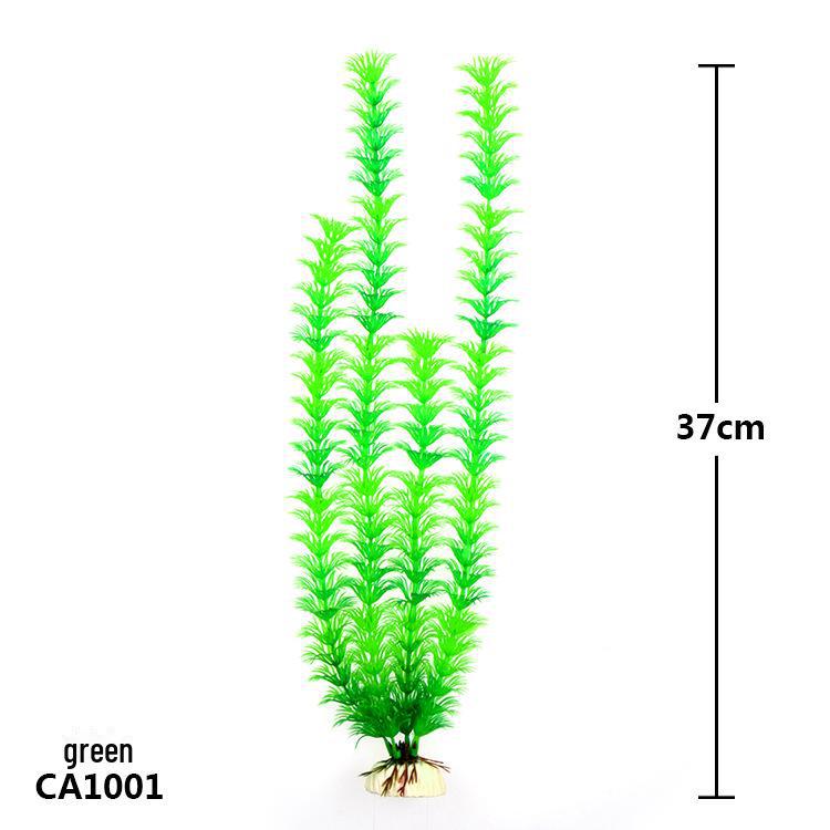 Fish Tank Decoration: Simulated Plant and Water Grass Silk Flower (CA)