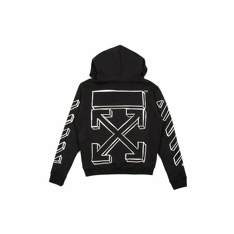 Off-White Chain Arrow Slim Hoodie OMBB034E181920241001