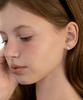 Tatiana (Silver 925) Mini Shell Earrings Ec3252