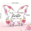 2D Flat Acrylic Butterfly Decoration, Indoor and Outdoor Decoration - No Battery/electricity Required, Free Day Decoration, Shop Decoration