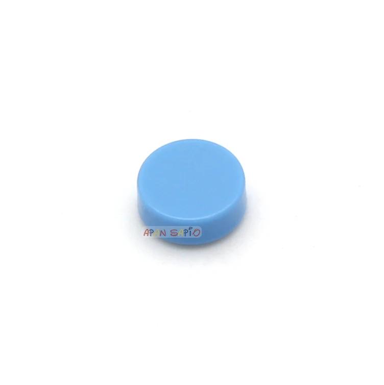 High-Quality 100Pcs High-Quality Tile High-Quality 1X1 High-Quality Round Self-assembly High-Quality Building High-Quality Blocks Construction