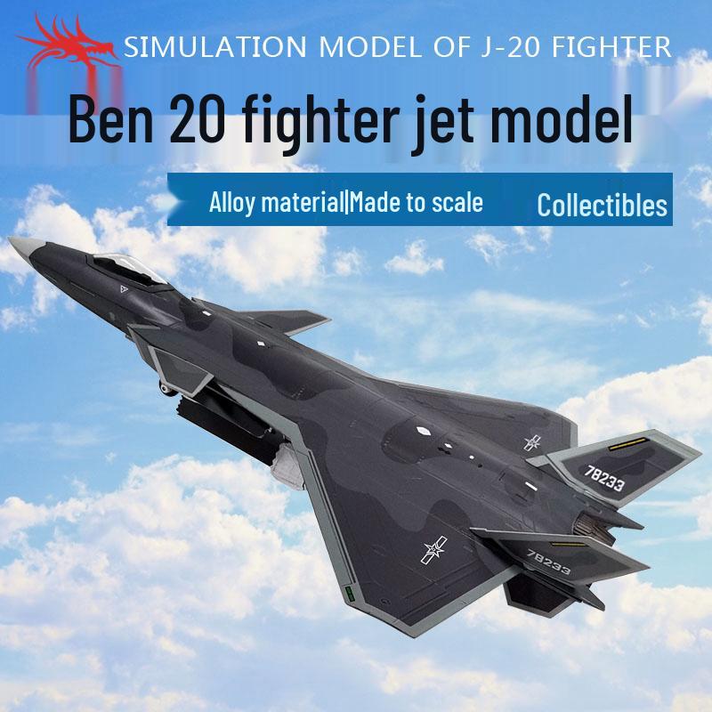 J-20 Fighter Jet Alloy Model