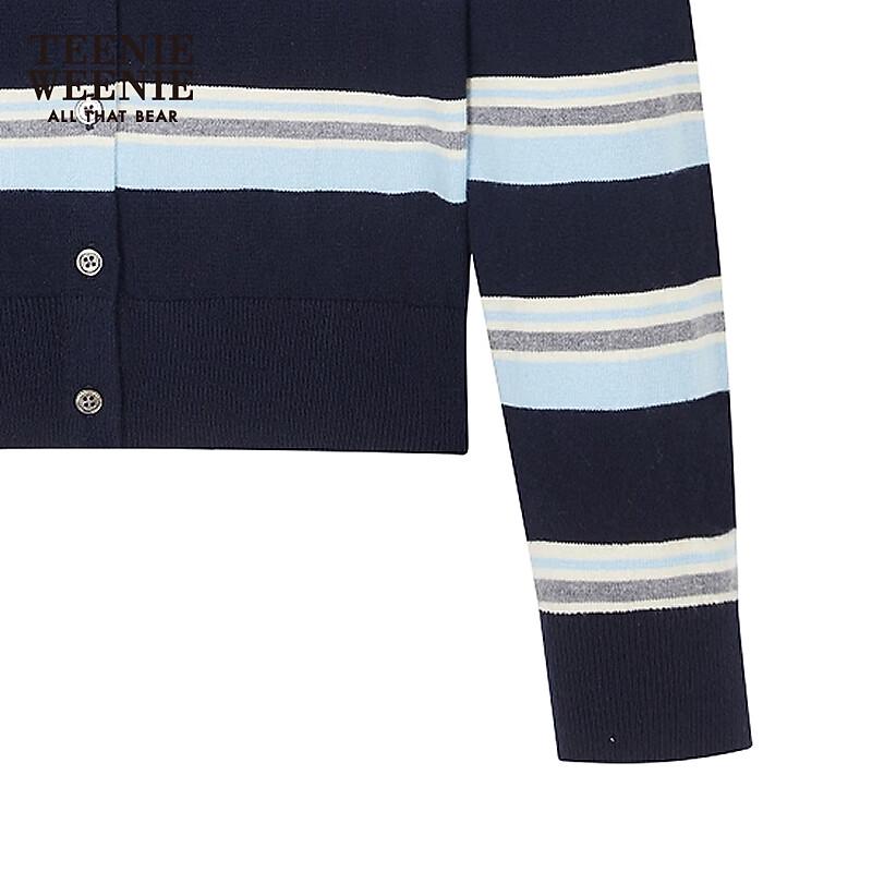 Teenie Weenie Striped Knit Cardigan