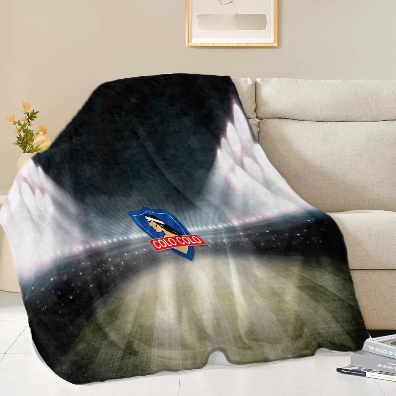 130x150см Чили Социальный и спортивный клуб Коло-Коло Плед Плед для кондиционера Модный мягкий плед Офис Спальня 30x40in