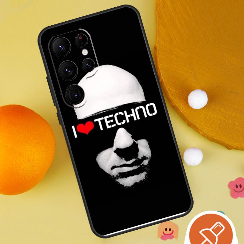 

Techno Music Phone Case For Samsung Galaxy S25 Ultra S23 S22 S21 Ultra S9 S10 S20 Plus S24 FE Funda Cover Galaxy S24