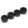 4 Stück Schränke Gummifüße Dämpfer Pad Basis 4 Stück Langlebig Schwarz 38x20mm Großer Koffer Lautsprecher