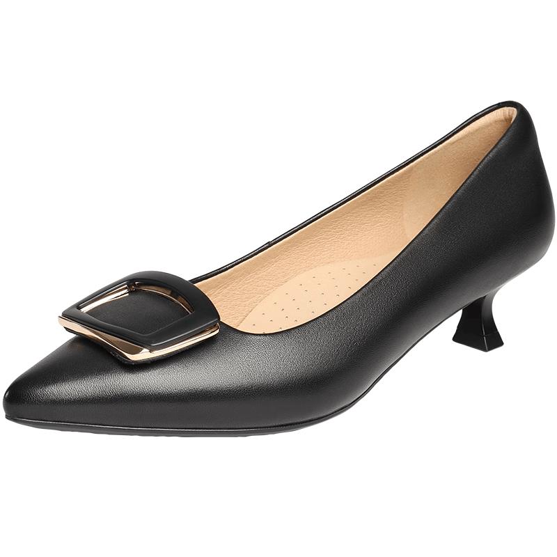 Belle Women s Pointed Toe Mid-Heel Pumps D3N1DCQ5 37