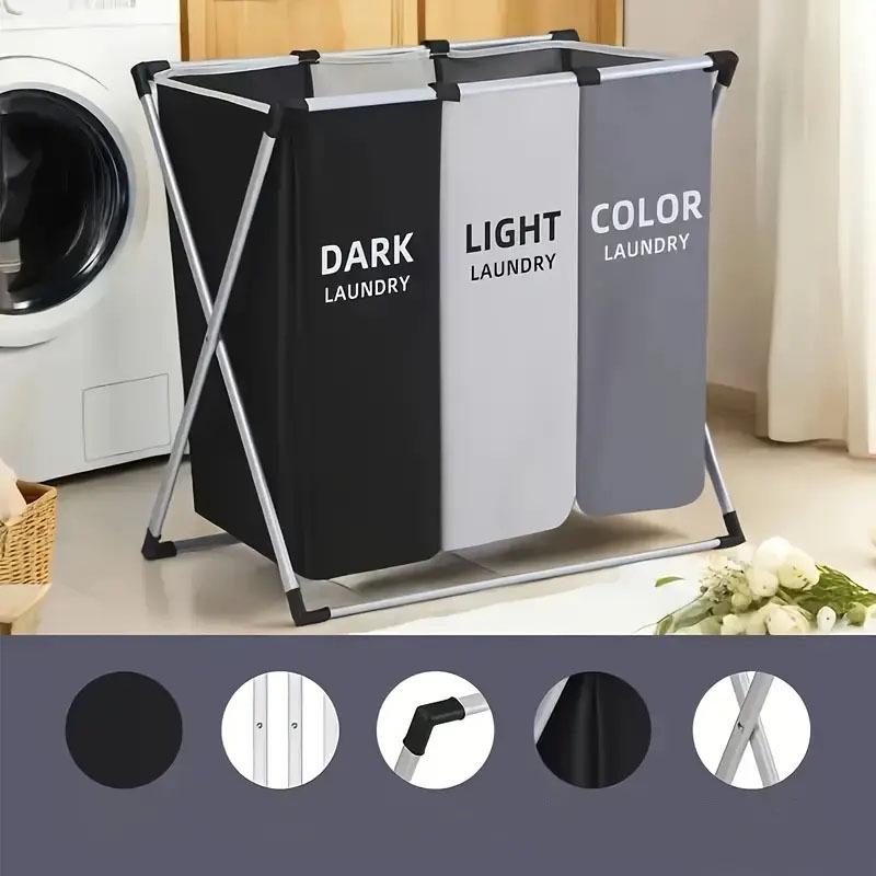 New Oxford Cloth Foldable Laundry Basket - Waterproof and Portable