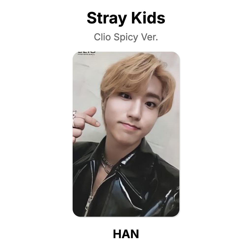 Stray Kids Clio Spicy Ver. Official Photocard
