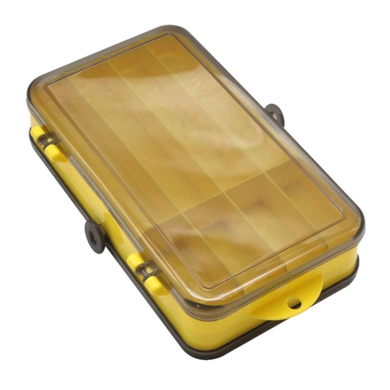 13 Grid Double Sided Fishing Tackle Box Placing Baits Plastic Tackle Box Waterproof Portable Lure Storage Container