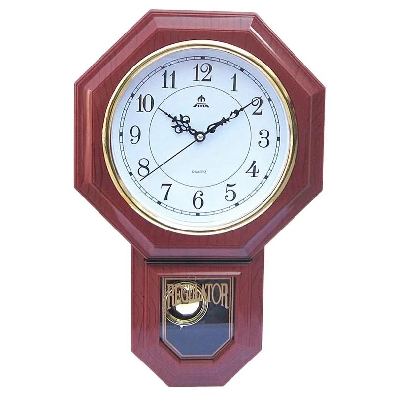 

Vintage Wall Clock Luxury Large Size Pendulum Clocks Creative Living Room Watches Bedroom Modern Home Decoration Accessories