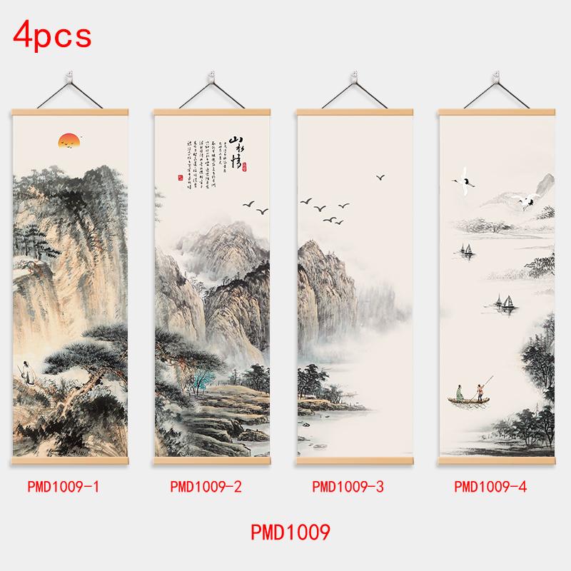 Traditionelle chinesische Landschaftsmalerei, klassische Kunst, Wandbild, Poster, Leinwand