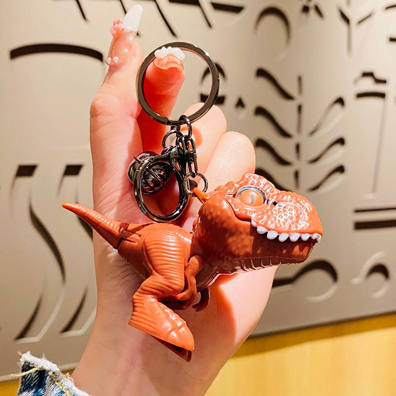 Tyrannosaurus Rex Plush Keychain: Fun Biting Hand Toy & Backpack Pendant for Kids