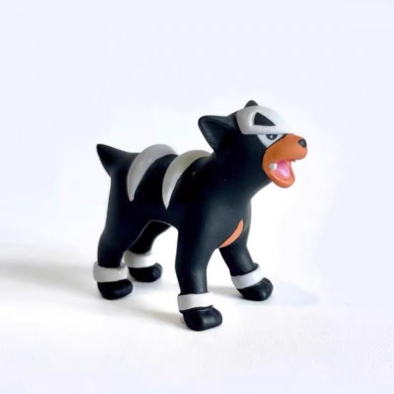 3pcs/set Anime Pokemon Figure Houndoom Figures houndour Action Figures Pvc Collection Model Toys  Gifts