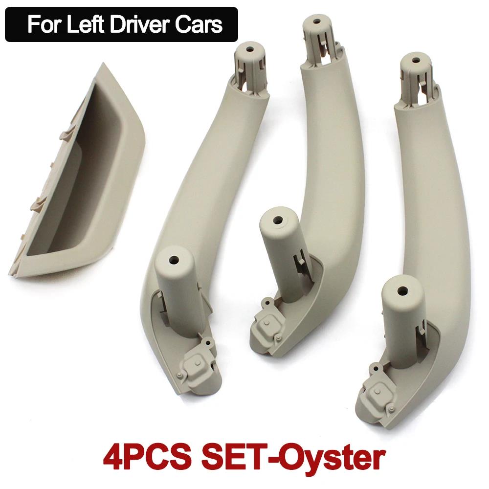 LHD Car Interior Front Left Driver Door Armrest Panel Cover Door Inner Handle Pull Trim For BMW X3 X4 F25 F26 2010-2016