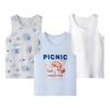 Yingbolun Boys' Pure Cotton Summer Undershirt Vest