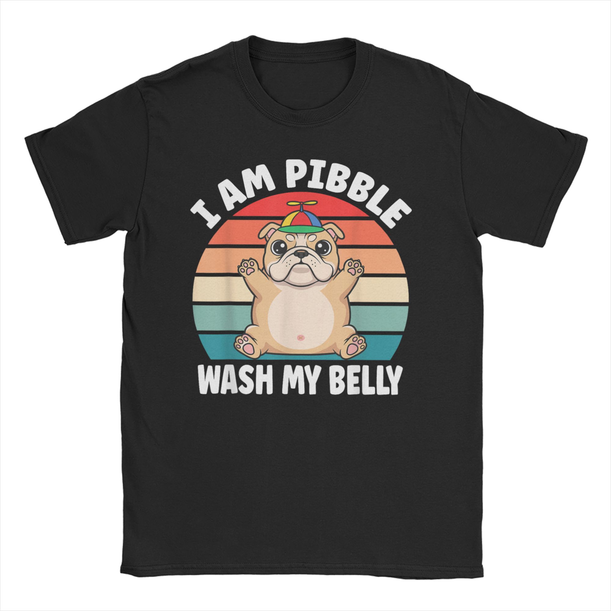 I Am Pibble Wash My Belly Pibble Meme Funny Dog Men Women T Shirts  Funny Tees Short Sleeve O Neck TShirts 100 Cotton Printed S