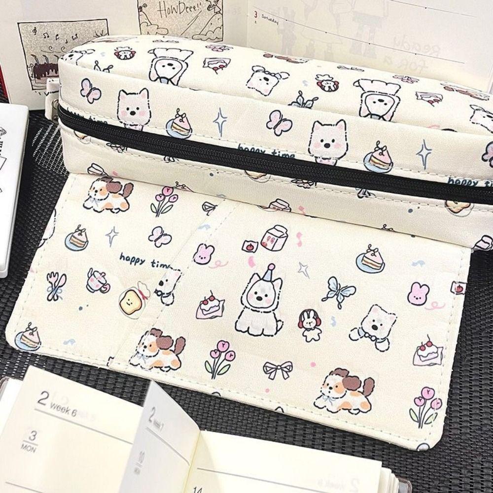 Puppy/Elephant Pen Bag Large Capacity Stationery Bag Cartoon Pencil Case  Gift