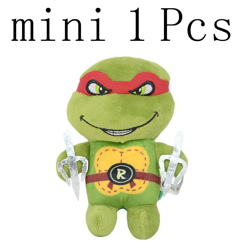 Teenage Mutant Ninja Turtles Plush Keychain Donatello Michelangelo Raphael Leonardo Character Stuffed Toy Pendant