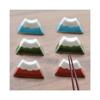Chopstick Rest Broad Bean Pillow Holder Japanese Style Traditional Pattern Ceramic Tableware Interesting Cute Pause Tabletop Decoration Small Item -