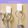Plastic Shape U Adhesive Hooks Strong Hold Bathroom Kitchen Organization Storage
