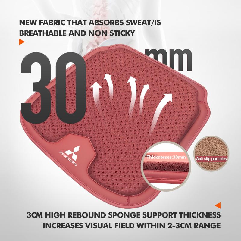 xkhr10 Car Rear Front Seat Cover Anti-slip Pad Protect Seat Mat Ice Silk Cushion For Mitsubishi Lancer ASX Pajero Mirage Attrage