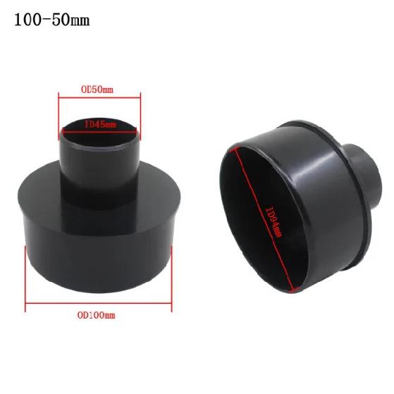 Vacuum hose cone reducer Hose adapter plastic connector for flexible hose Adapter Dust collection accessories 1pcs