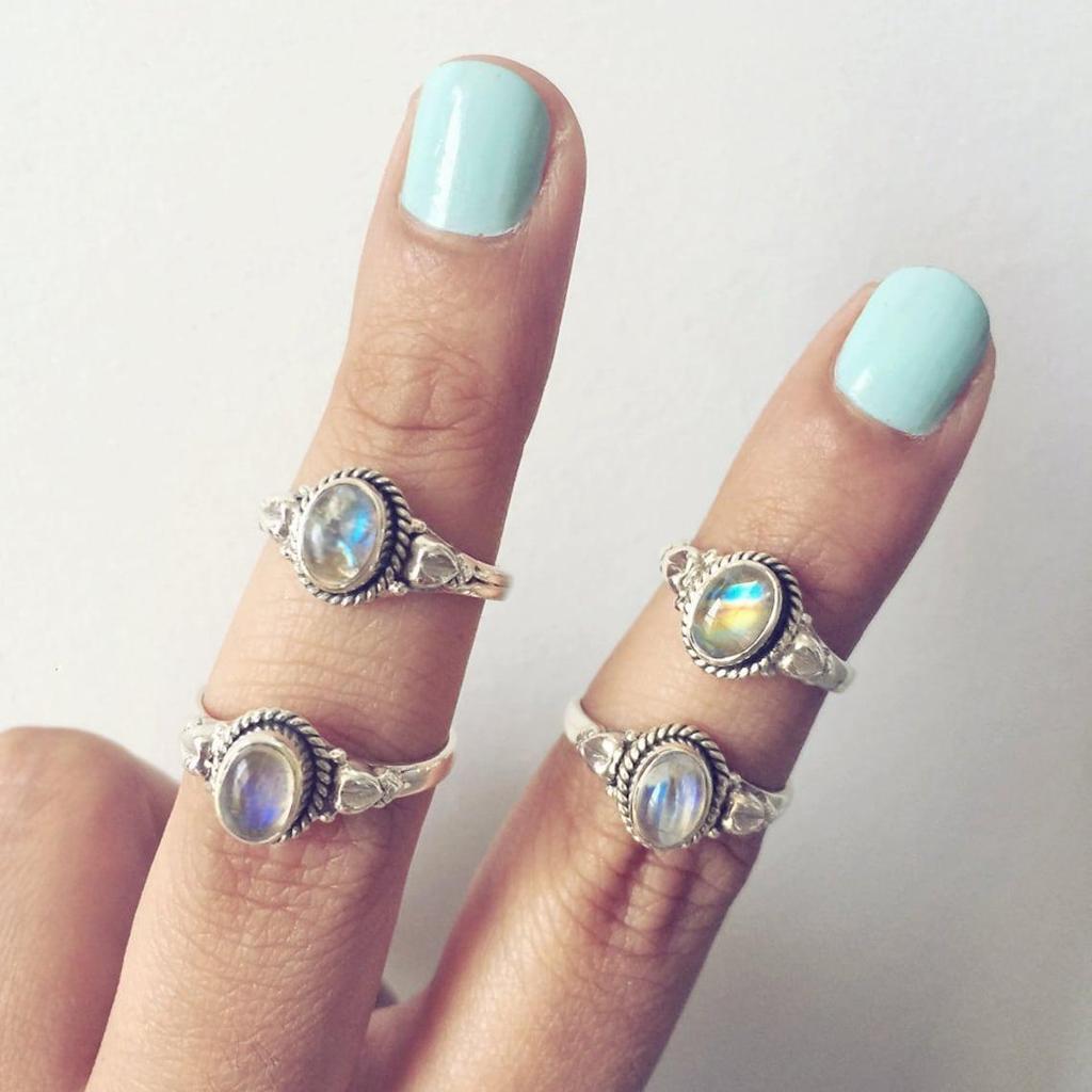 Initial Birthstone Ring • Letter Ring by Sunrise• Mothers Ring • Birthday Gifts • Bridesmaid Gifts