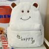 School Bag Children Primary School Girls Cute Girls Letter Plush Kindergarten Small Backpack