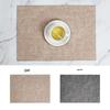 Nordic Minimalist Double-Sided Leather Placemat - Creative PU, Waterproof, Heat-Resistant.