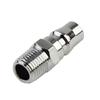 NITTO Male Thread Adapter Air Fitting Coupling Silver