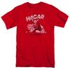 26 Hagar The Horrible Hagar Gulp T-Shirt Uomo Licenza Classico Fumetto Maglietta Rossa Unisex