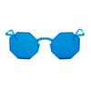 Brillen ITALIA INDEPENDENT 0205-027-000. Okulary przeciwsłoneczne, Kolor niebieski. Unisex.