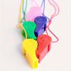 25pcs Plastic Whistles with Lanyard OK Pattern Loud Crisp Sound Emergency Whistles for Sports Training Competition Coaches JXB