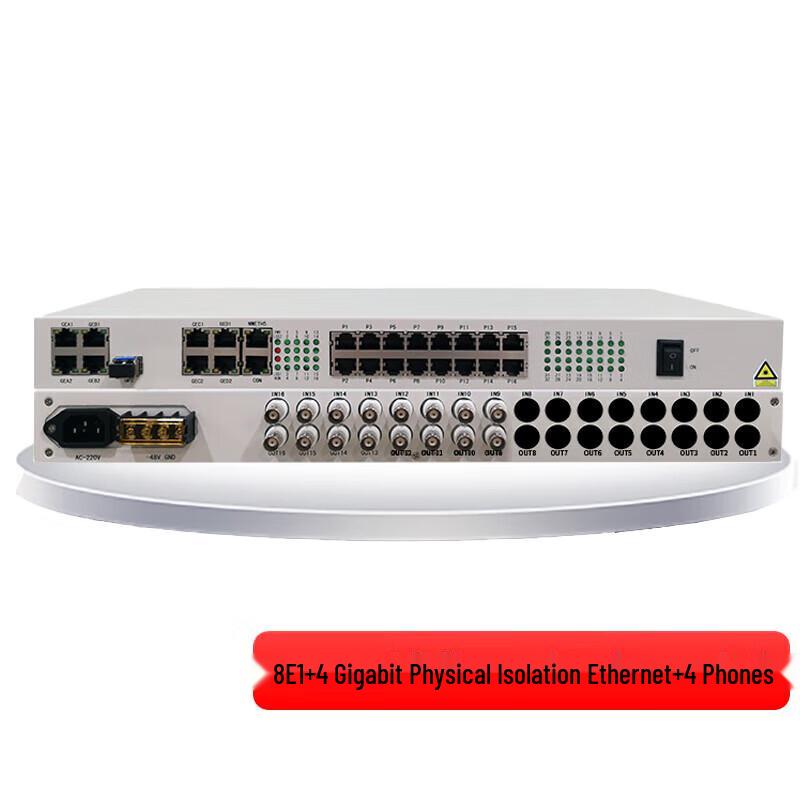 

YSUX 8E1 4GEL 4P PCM Optical Multiplexer