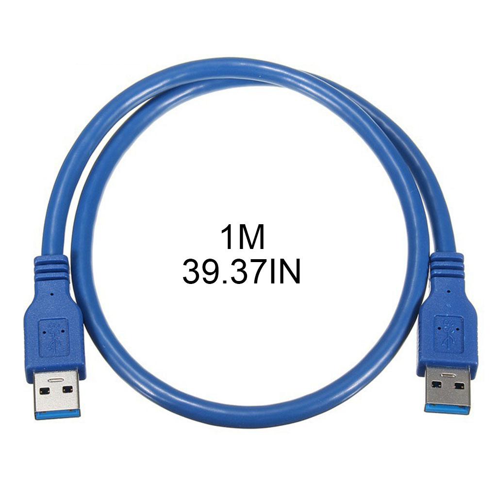 USB To USB Cable Double Male End USB Cord USB 3.0 Extension Cable For Hard Drive Enclosures DVD Player Laptop Monitor