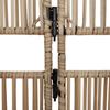 Vidaxl 6-Panel Screen, Beige, Poly Rattan