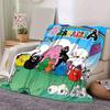 1 Stück, Barbapapa Regenbogen Decke, Weiches & Gemütliches Überwurf für Heimdekoration, Sofabezug, Außenbereich, Reisen, Camping, Auto, Strand, Büro Nickerchen, Perfektes Geschenk für