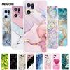 For OPPO Find X5 5G Cases X5 Pro Clear Marble Soft TPU Silicone Cases For Oppo Find X5 Pro Cover 6.7'' Transparent Fundas FindX5