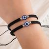 2 Pcs for Evil Eye String Bracelets Handmade Red Black String for Evil Eye Bracelet Wristband for Women Men Teen Girls B