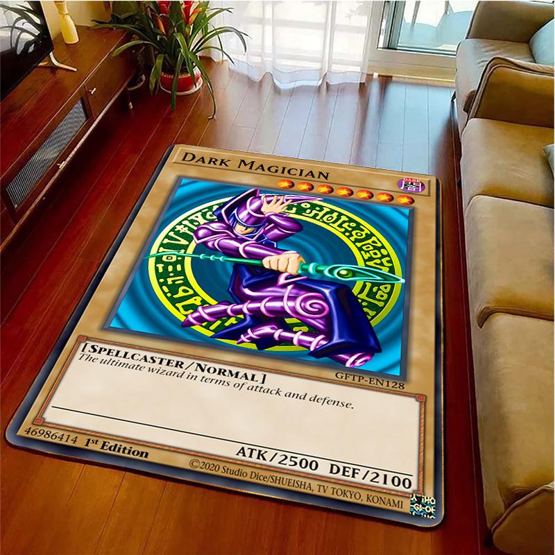 Dark Magician Carpet for Living Room Bedroom Rug Door Kitchen Kid Unslip Floor Mats Birthday gift photography props Alfombra Rug