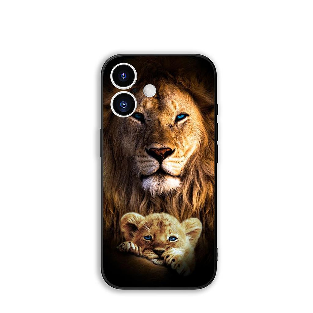 for OPPO A18 A16 A17 A38 A54 A40 A60 A80 A78 A79 A57 A55 A96 A15 A12 a53 Phone Cover Case Art Lion