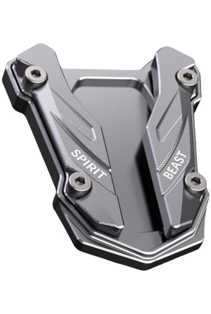 KeiSquare Standplatte Seitenständerbrett Seitenplatte Seitentrittständerplatte für YAMAHA YZF-R3 MT-03 YZF-R25 MT-25 (Titan)