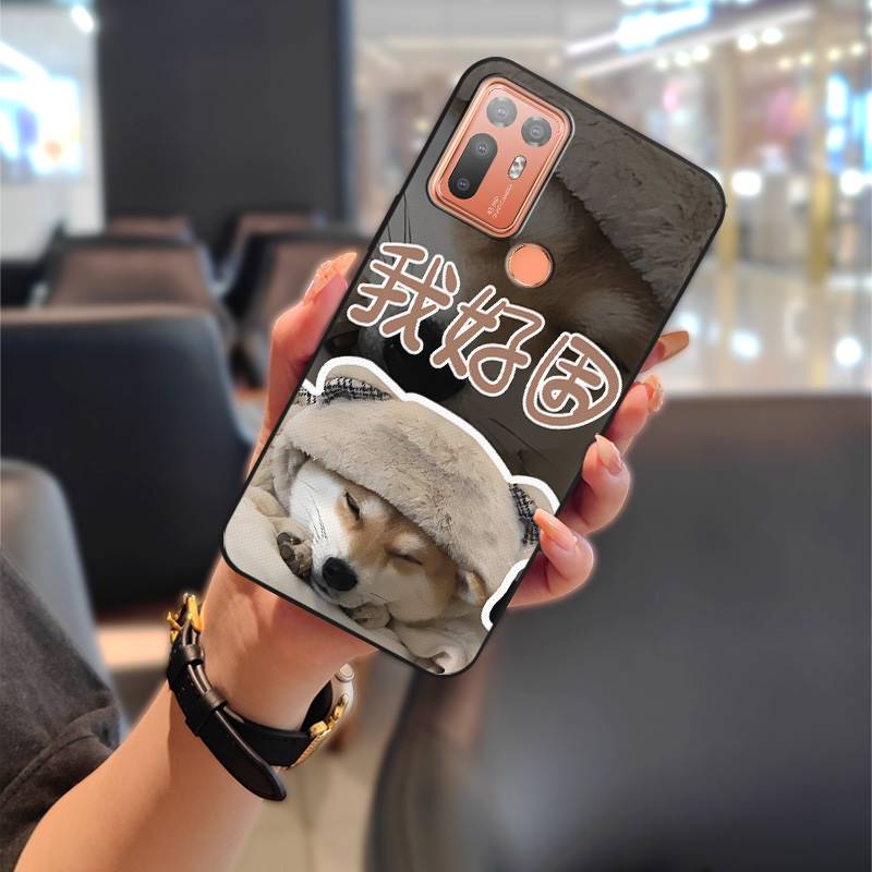 Cute Dirt-resistant Phone Case For HTC Desire 20 Plus/D20+ Couple Waterproof Soft Case Durable Cartoon Full Wrap TPU