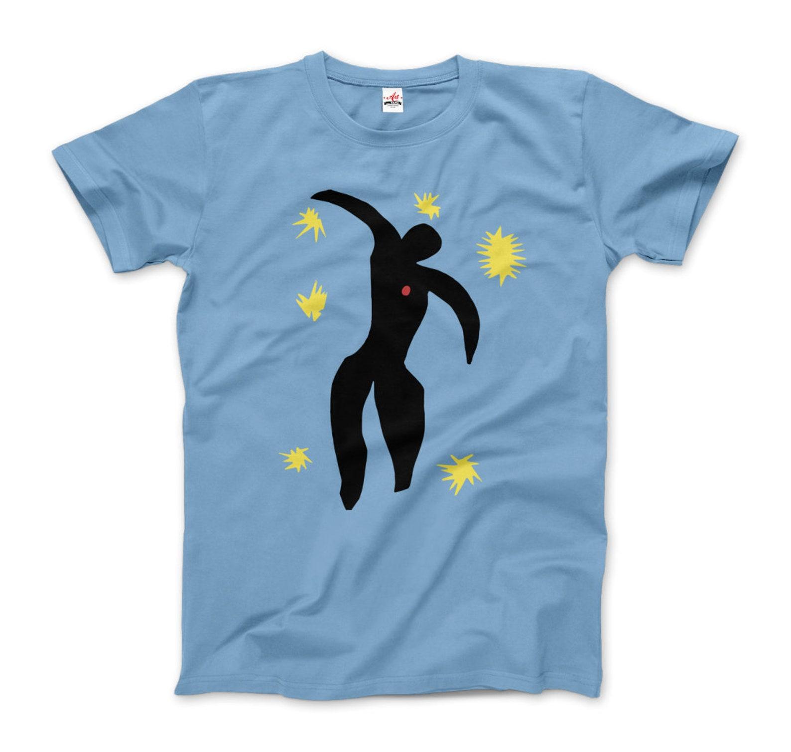 Icarus Cut-Out Inspired by Matisse s Artwork T-Shirt 2XL