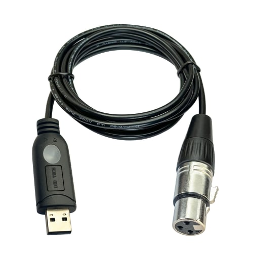 DSD TECH SH-AU20A USB to XLR Cable for Shure and Other Dynamic Microphones (5.9 Feet)