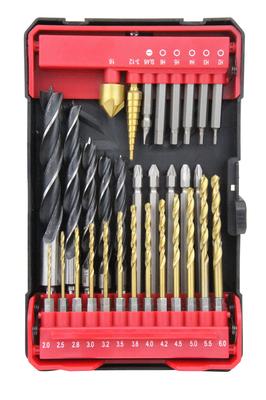 SK11 B-MOBILE Drill Bit Set, 32-piece Set, SCS-107, 6.35mm Hex Shank