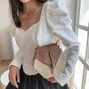 Small Straw Women Bag Ladies Chain Shoulder Bags Handmade Beach Crossbody Bags Kniting Purse