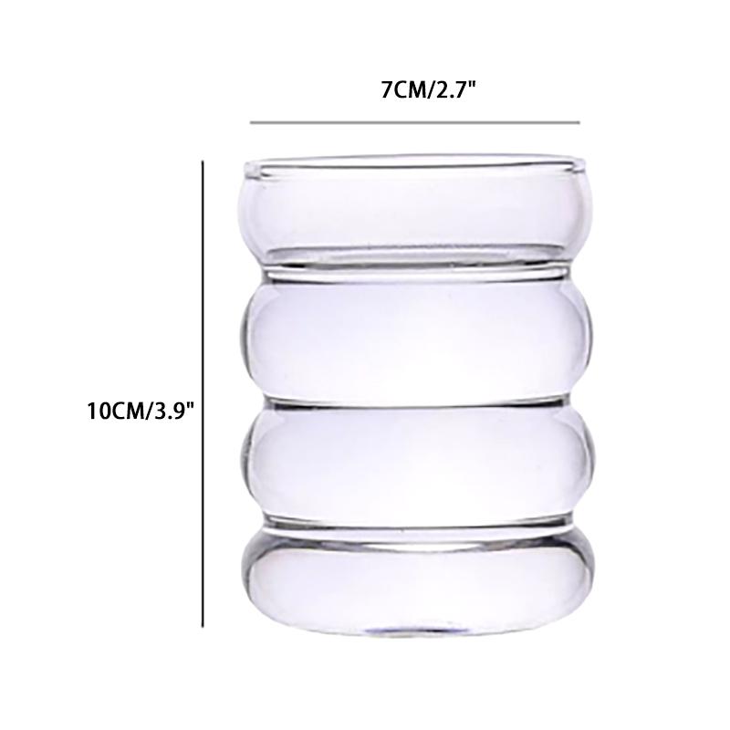 

Household Bow Glass Cute Water Cup Bow Glass Cup Striped Cute Doodle Coffee Mug Fruit Tea Lemonade Girls Gift Cartoon 350ml